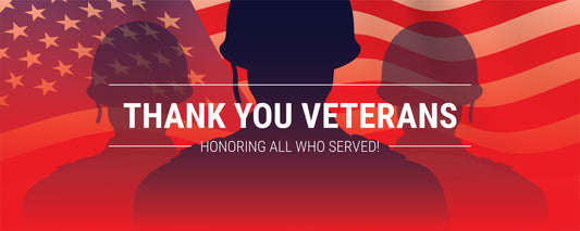 Veterans Day tribute banner 