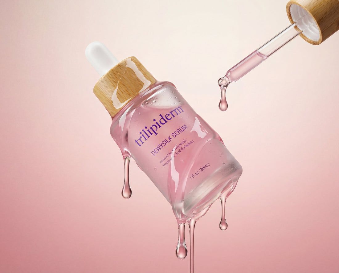 Peptides + Glow: What's Inside Trilipiderm's DewySilk Serum