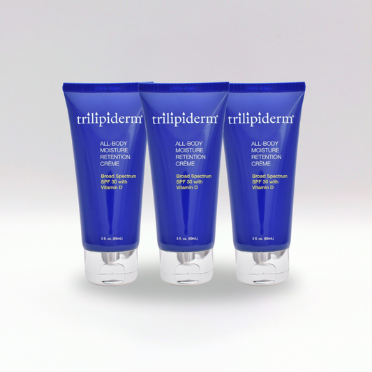 3-PACK - All-Body Moisture Retention Crème 3oz. – Broad Spectrum SPF 30 with Vitamin D