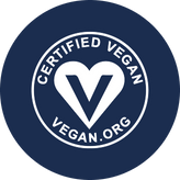Certified Vegan logo with a heart symbol - icon