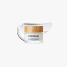 Alt text:
Trilipiderm Rehydration Night Crème overnight recovery formula graphic featuring the luxury frosted glass jar, bamboo cap, and rich crème texture with hyaluronic acid and retinol to replenish moisture, support the skin barrier, and leave skin visibly smoother by morning.