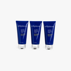 Three bottles of trillipiderm All Body Moisture Repair Creme on a white background