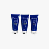Three bottles of trillipiderm All Body Moisture Repair Creme on a white background