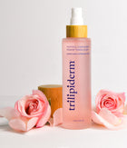 Trilipiderm Youthful Rosehip Toning Elixir facial mist toner product image. Hydrating toning spray for refreshed, luminous skin—supports moisture barrier, softens texture, and boosts glow. Lightweight daily toner for face.